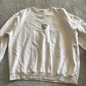 Urban Outfitters Cream Crewneck Sweater
